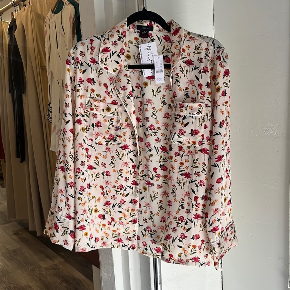 Jcrew pj top, small